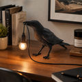 Resin Lucky Bird Crow Table Lamp