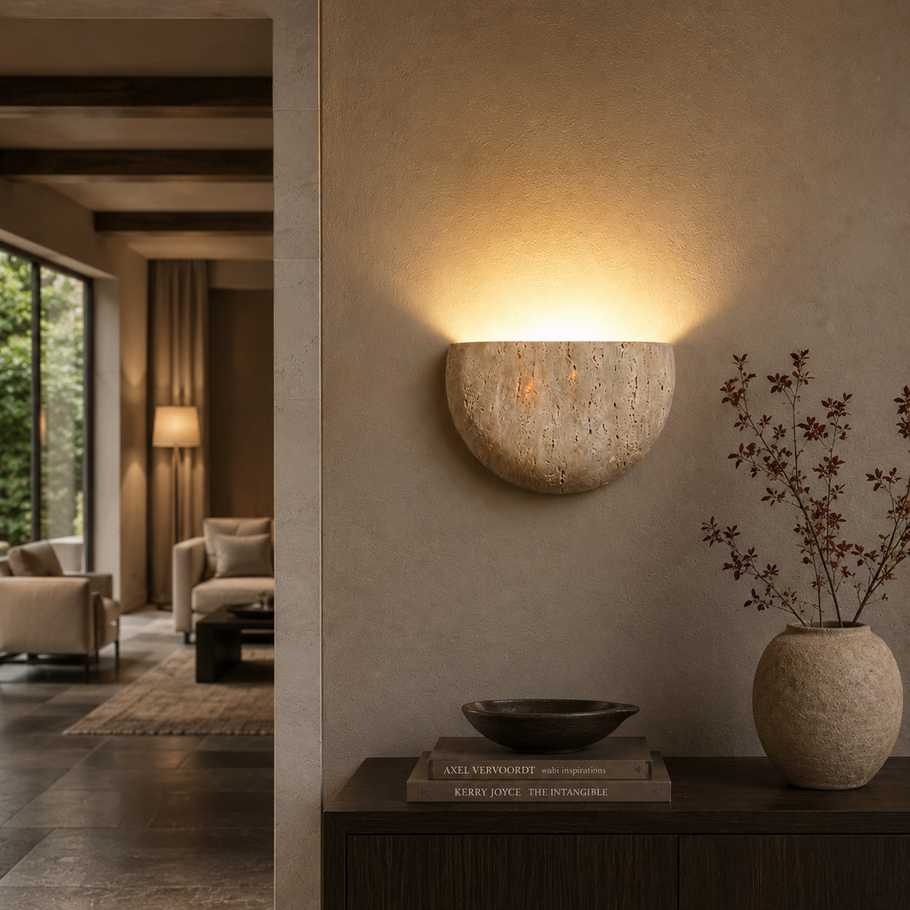 Wabi-sabi stone retro