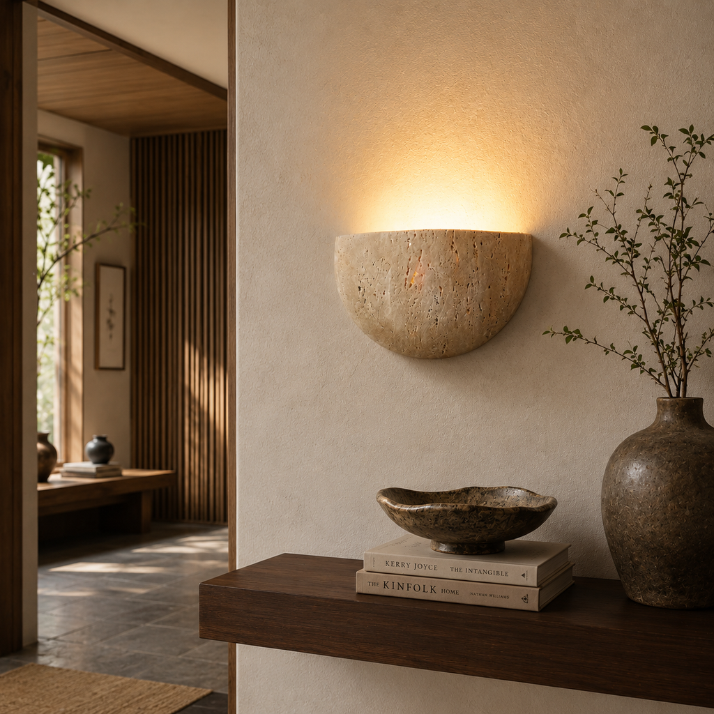 Wabi-sabi stone retro