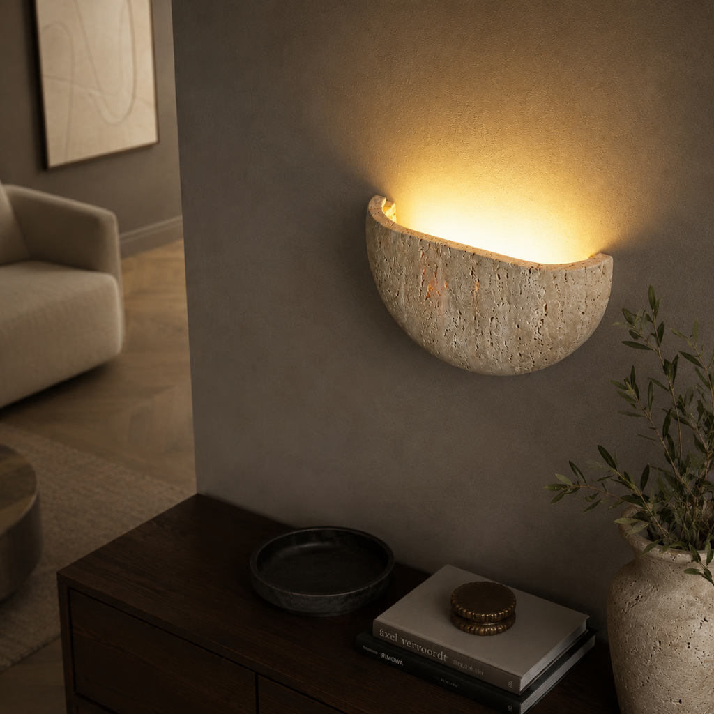 Wabi-sabi stone retro
