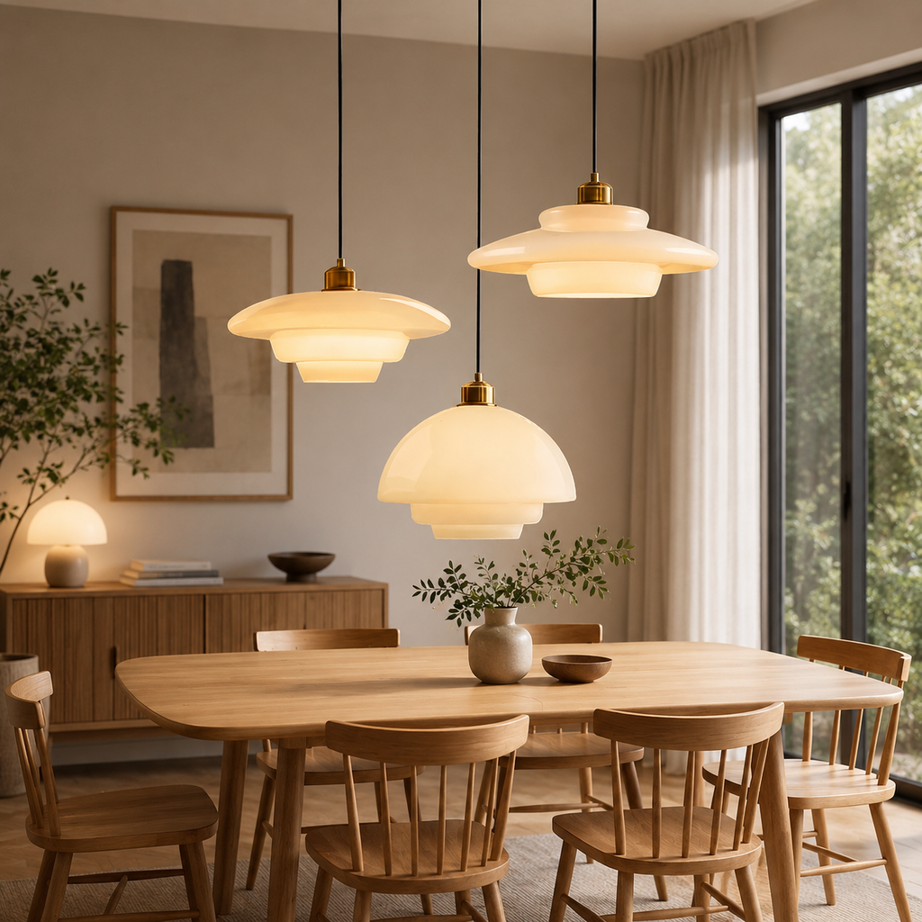 Nordic LED Glass Pendant Light