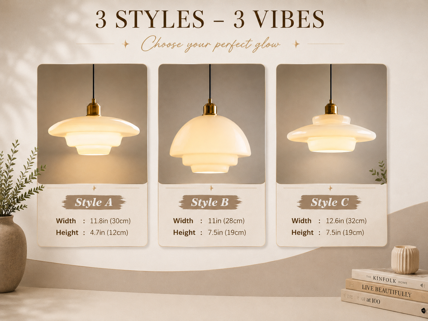 Nordic LED Glass Pendant Light